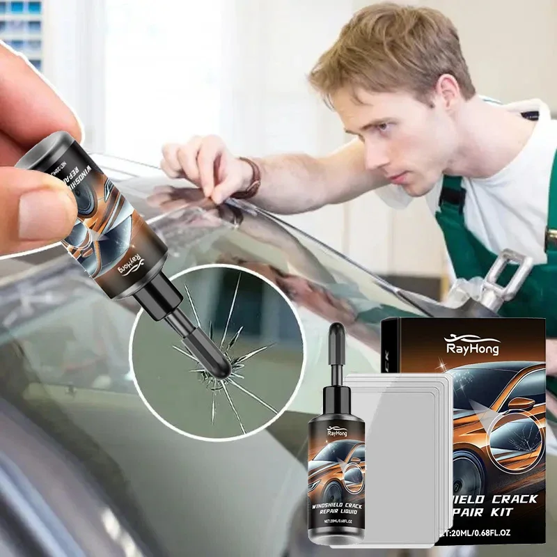 Windshield Crack Repair Fluid Car Window Repair Resin Scratch Crack Restore Fluid Glass Curing Glue Car Accessories