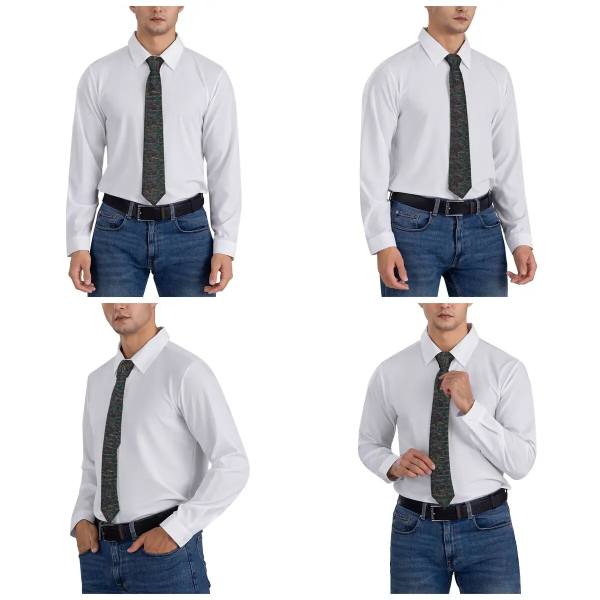 Coding Programmer Nerd Geek Neckties Men's Silk Science Hacker Computer Code Neck Ties for Office