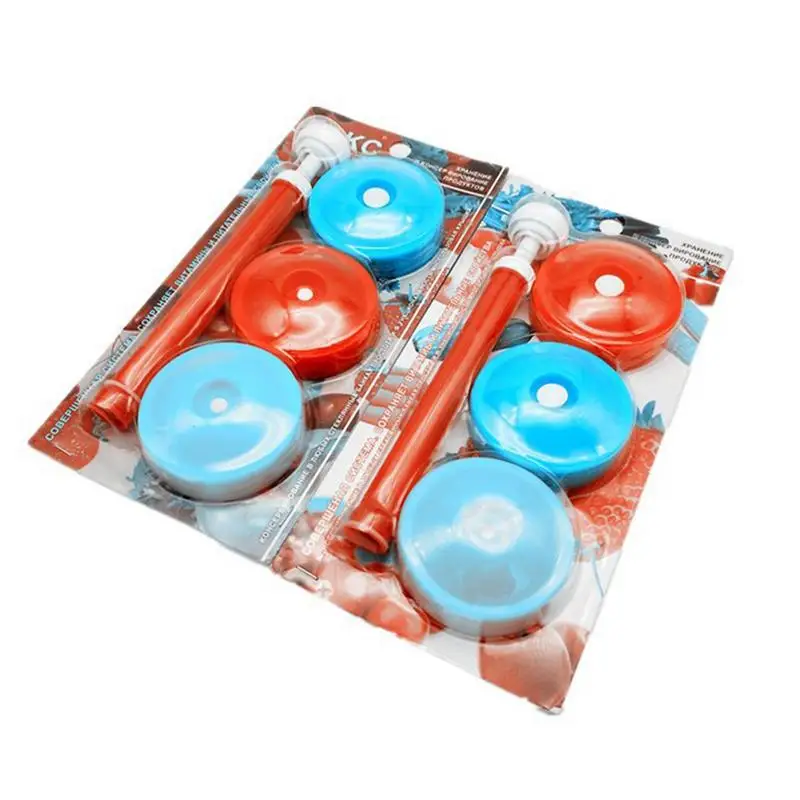 Vacuum Sealer Jar Lids Attachment Kit Manual Portable Food Cover Fresh Keeping Cover Preservation Cover