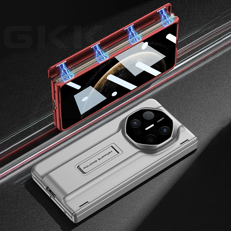 Magnetic Hinge Armor Holder Case for Huawei Mate X6 Front Screen Glass All-inclu