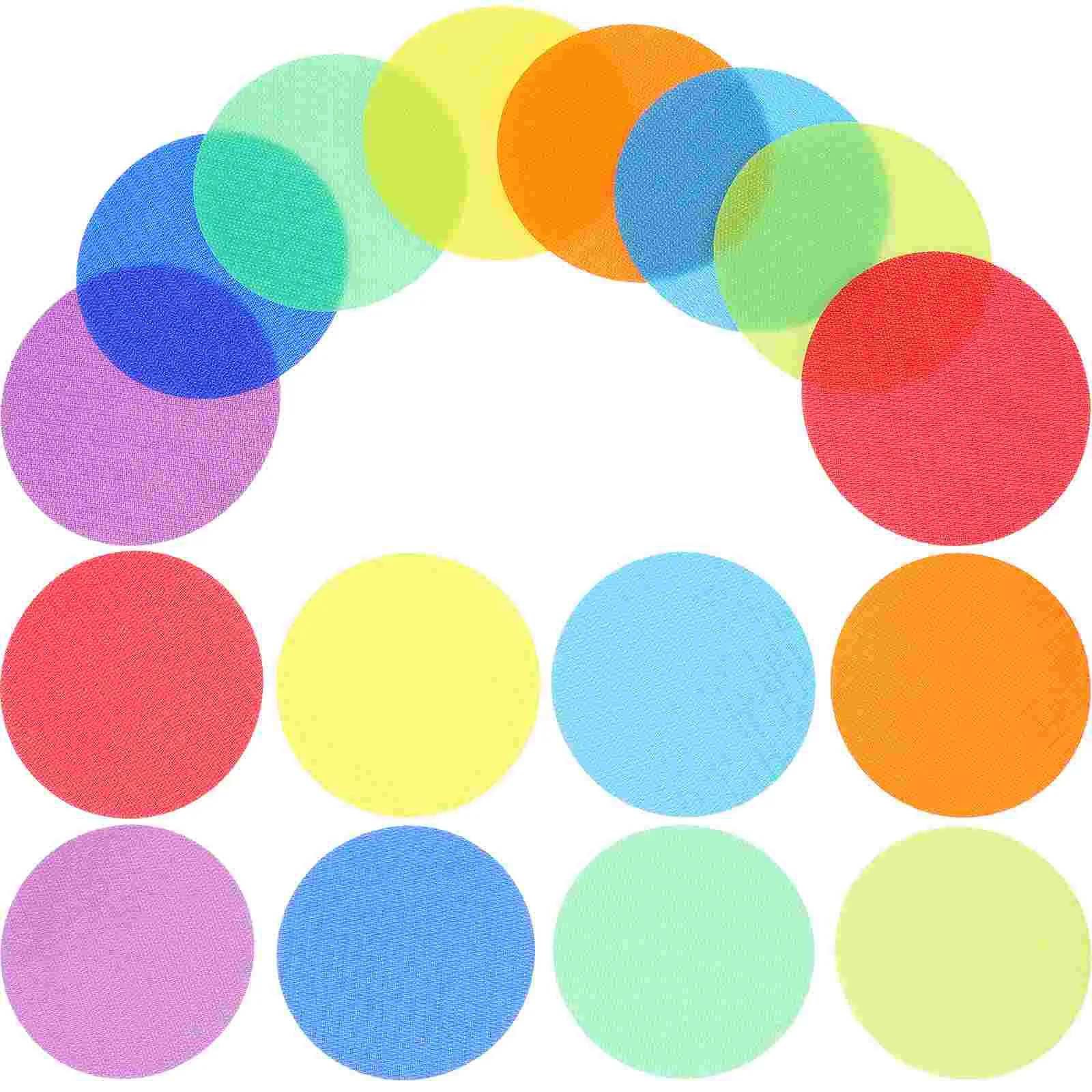 

36pcs Area Rugs Floor Carpet Round Spots Markers Kindergarten Classroom Carpet