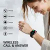 2.01'' Waterproof Smart Watch with Message Answer Call Sleep Monitoring Sports Pedometer Information Alerts For iPhone Android 2