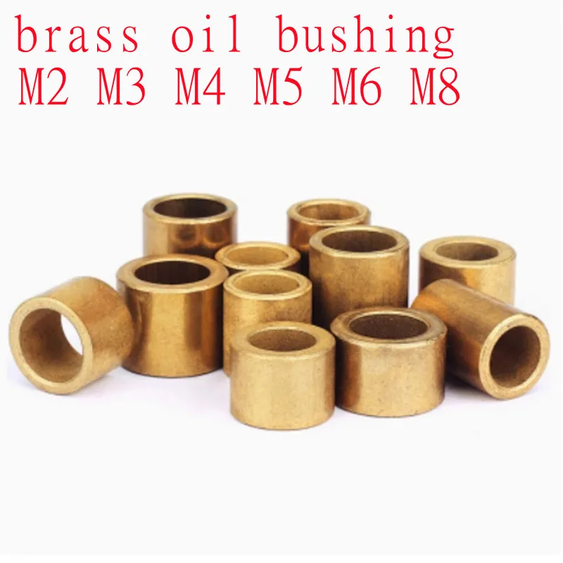 Sleeve (Plain) Bearings 6mm Bore 8mm OD 10mm L Wrapped Oilless Bushings 6 Pcs