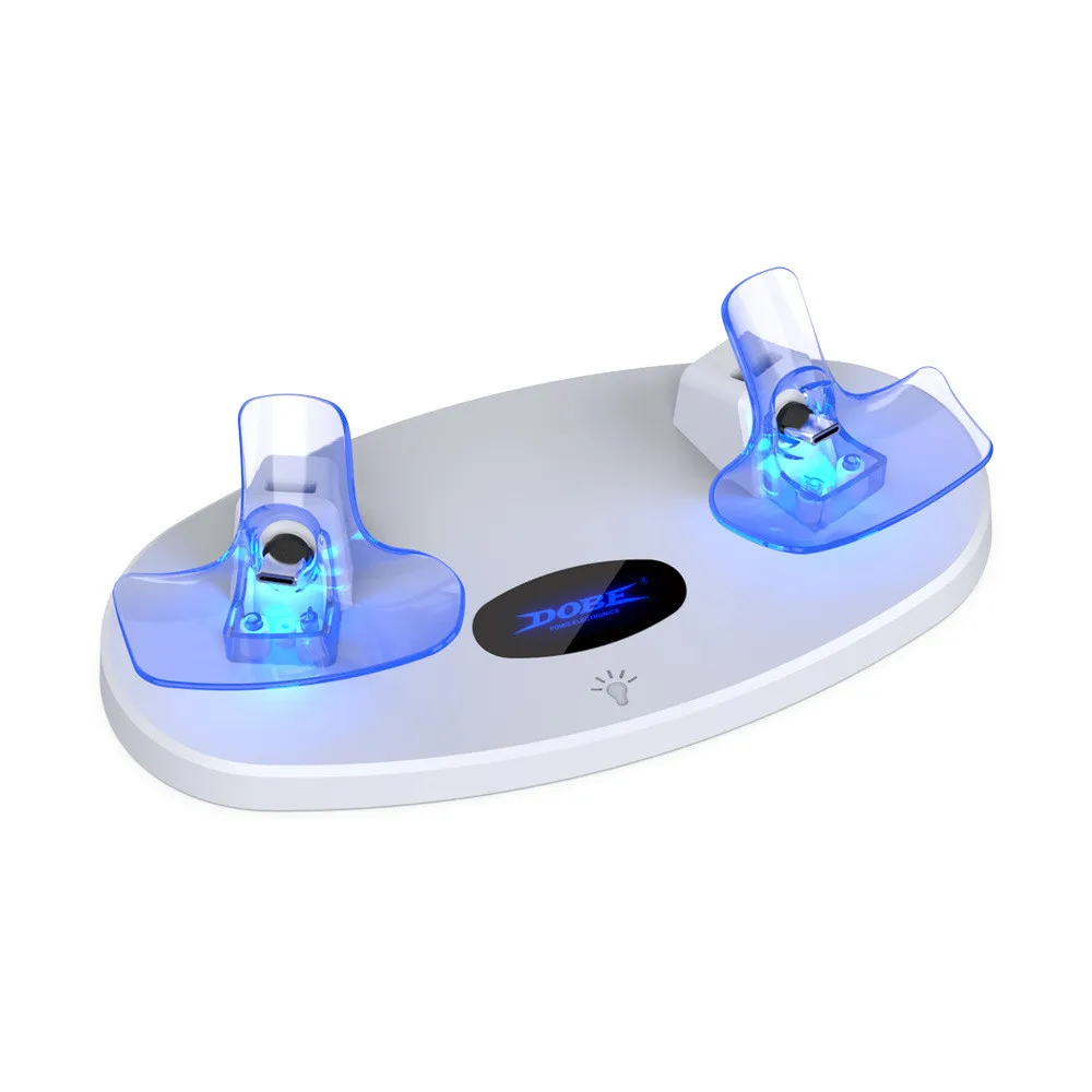 DOEB TP5-3505 Dual Controller Charging Dock for PSVR2 RGB display light controller for PS VR2 LED light handle charger Stand