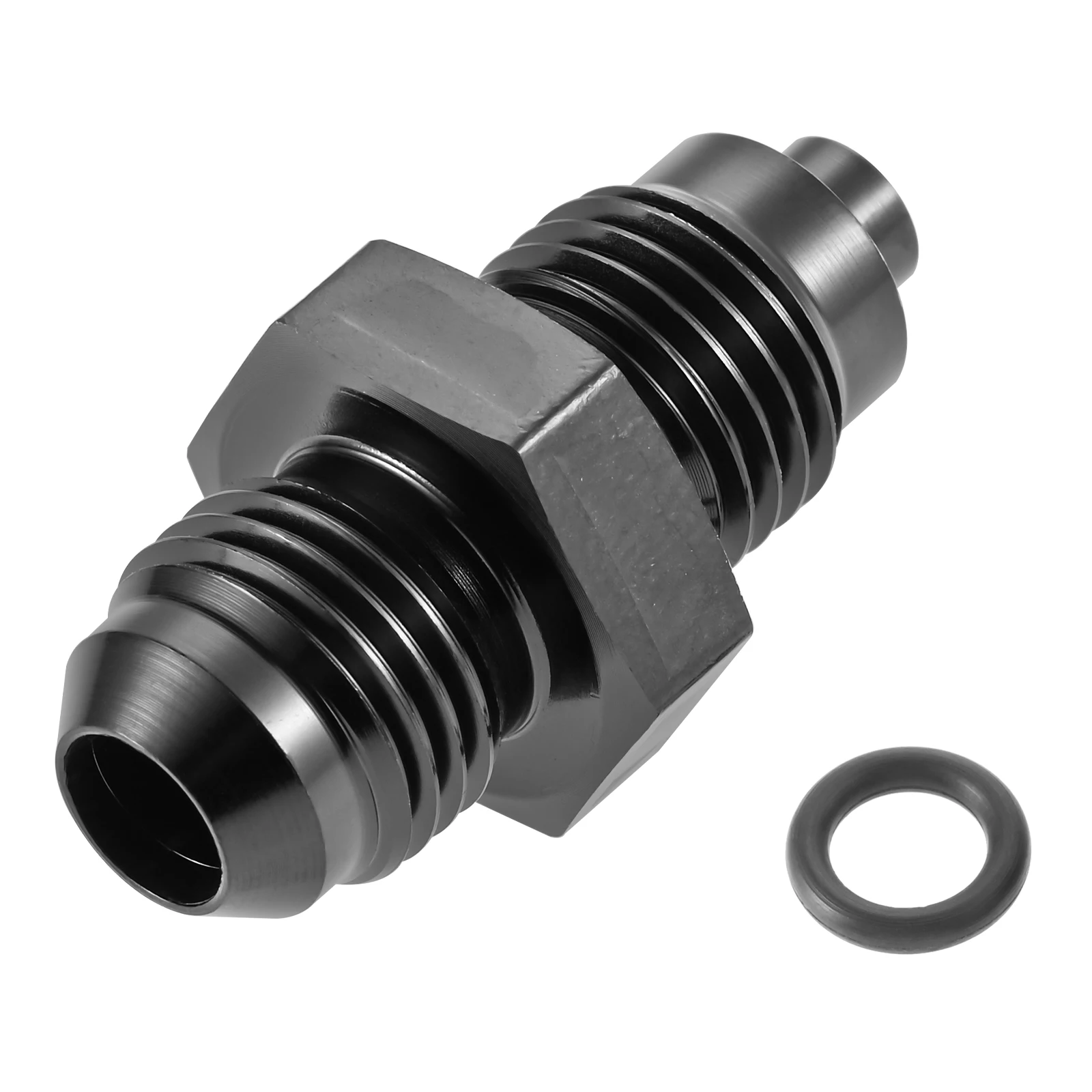 1Pc Aluminum Alloy 6AN Male Flare To M14x1.5 M16x1.5 M18x1.5 O Ring Seal High Pressure Power Steering Adapter Fitting Connector