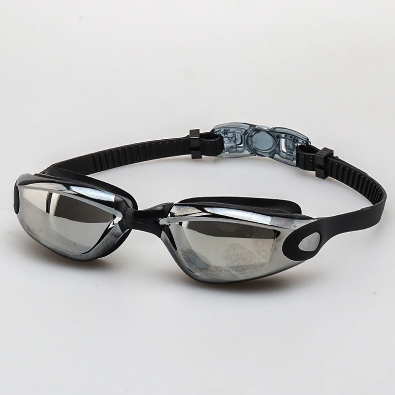 Adult Swimming Goggles High Definition Anti Fog Electroplated Colorful Adults PC Lens Swimming Goggles Anti-fog