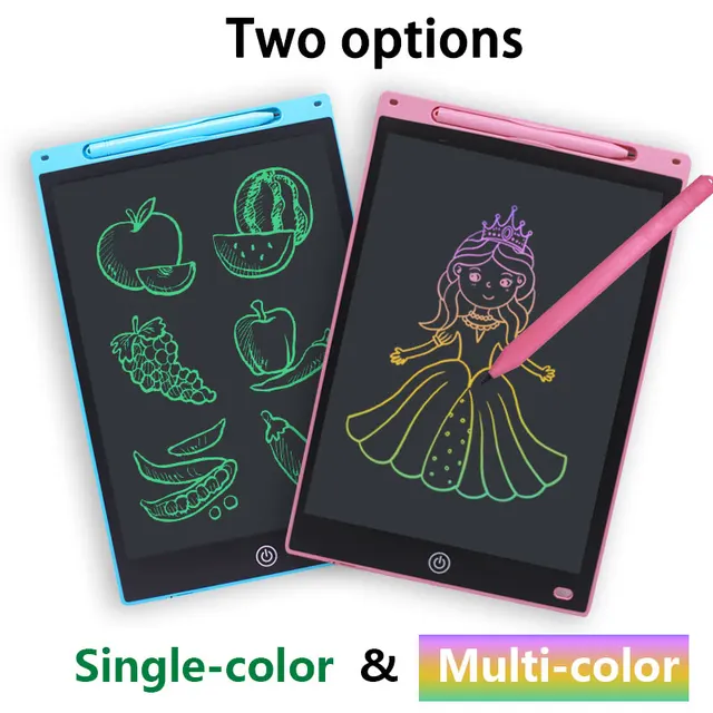 Tablets Electronic Handwriting Pad 12 inch Writing Board Drawing Tablet LCD Screen Writing Tablet Digital Graphic Toys for child 2
