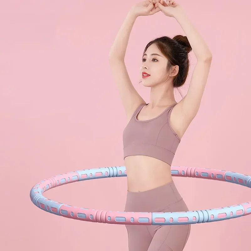 1 Pcs Fitness Hoop Yoga Hoops Home Workout Sport Circle Slimming Massage Gym Accessories Bodybuilding Equipment