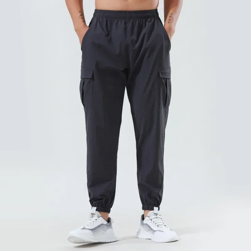 Loose Pants Quick Dried Leggings Not Stuffy Hot Training Outdoor Casual Running Brand Workout Pants for Men Summer Sports Pants
