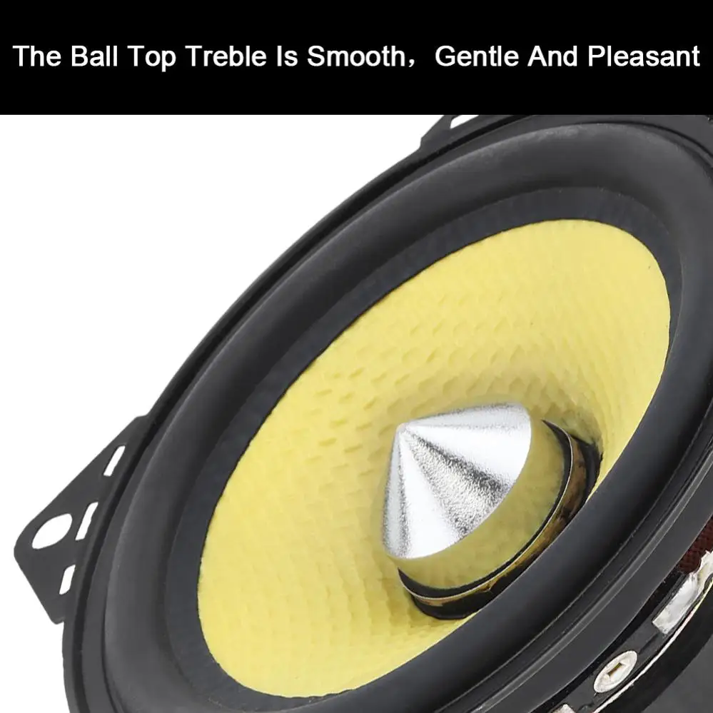 Car Subwoofer Speakers 1 Piece 200W 4 Inch Car HiFi Coaxial Speaker Vehicle Door Auto Audio Music Stereo Full Range Frequency