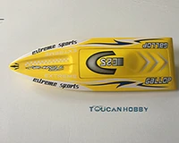 E25 Fiber Glass Yellow Electric High Speed Racing RTR RC Boat W/ Motor Servo ESC Battery Toucan Water Game for Adults THZH0026 2