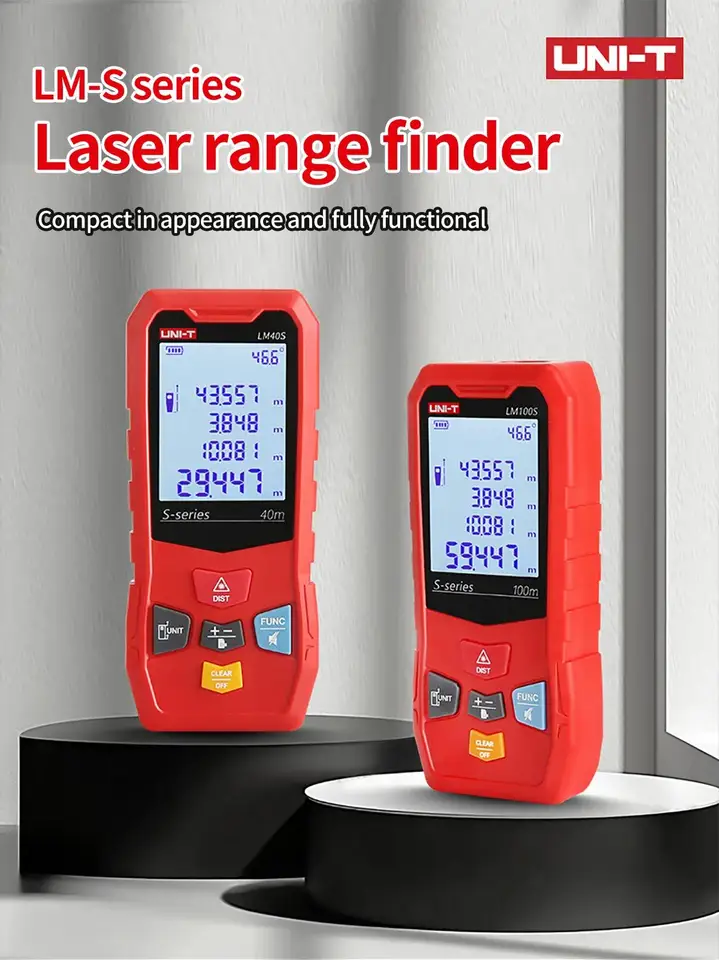 Télémètre Laser Uni-T LM50T 50M Avec Ruban Et LCD