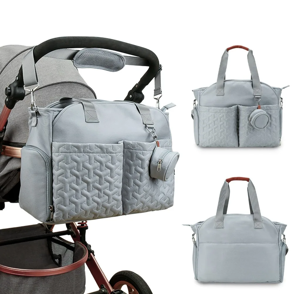 Mummy Bag Baby Diaper Bag Nappy Bag Waterproof Travel Baby Diaper Bags for Mom Stroller Mommy Maternity Totes Shoulder Bags 4