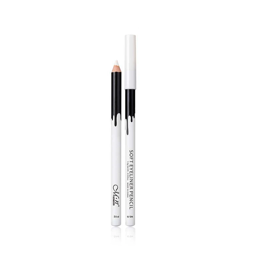 1-10 Pcs Eyeliner Pencil Makeup Women Long Lasting Waterproof Pigment Eye Liner White Pen Cosmetics