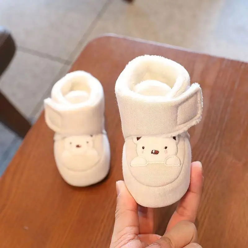 Baby Shoes Winter Thick Warm Cotton Shoes For Boys And Girls Baby Walking Shoes 0-1 Years Old S1dd74bf618f54c1cb56502dc23cd53eeN