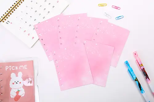 A7 Widening Double Button Transparent PVC Soft Cover Binder Cover Journal Sketchbook Accessories Diary Office Supplies - Image 9
