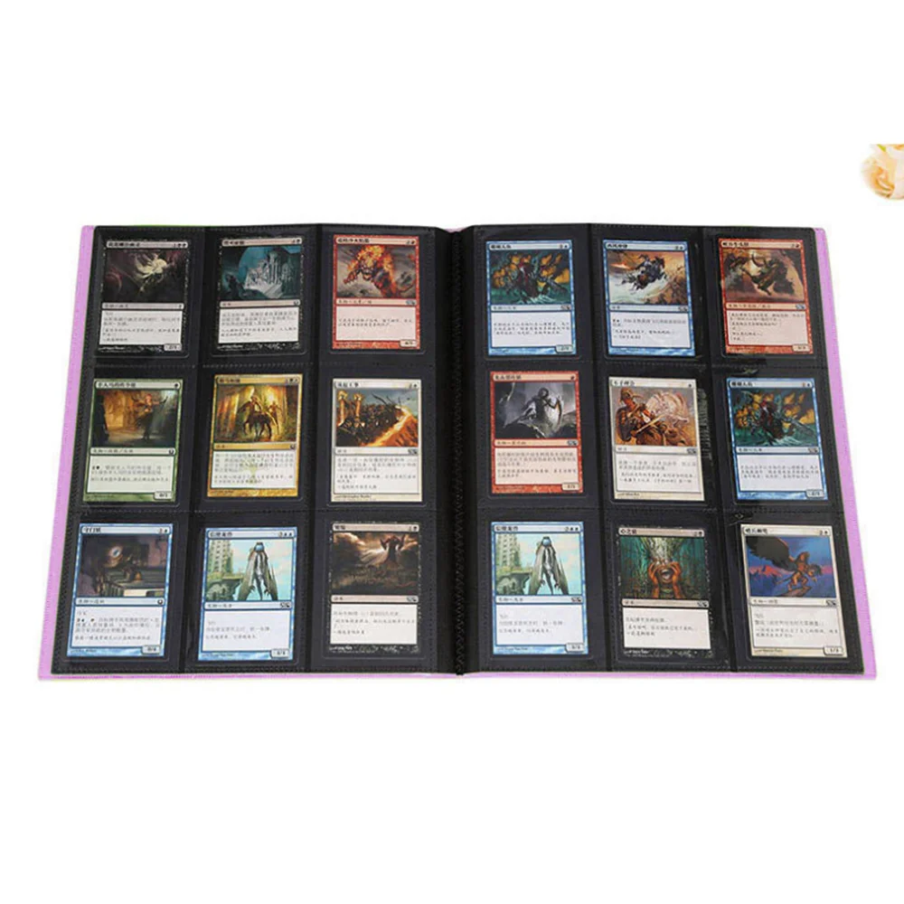 Cards Holder Album,Trading Card Binder Compatible with 30 Pages 240 Cards,Waterproof Sturdy Cards Holder Binder Book,Card Folder Album,Kid Collectible Cards Albums for Gx Ex Trainer Card for Boy Gift 
