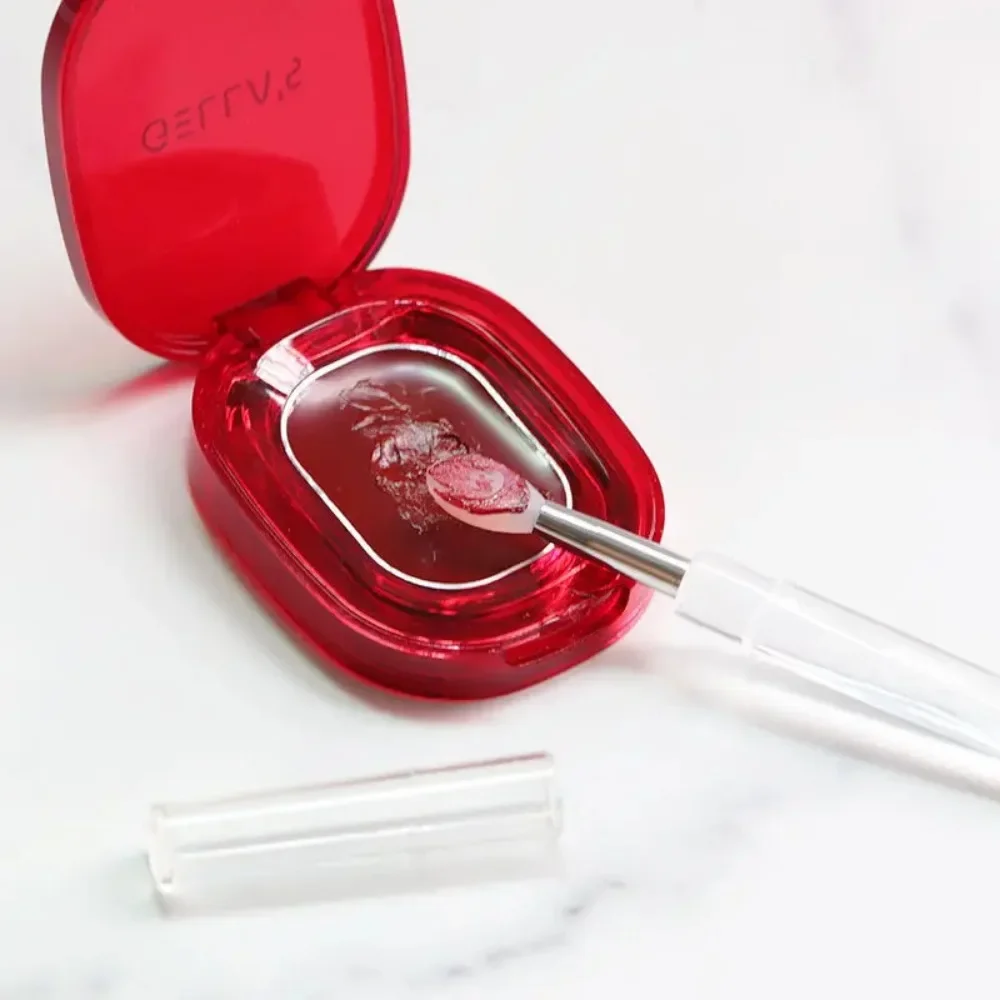 1PC Portable Silicone Lip Brush with Cover Soft Multifunctional Lip Balm Applicator Lipstick Lipgloss Makeup Brush Makeup Tools lip brush makeup tool makeup brush