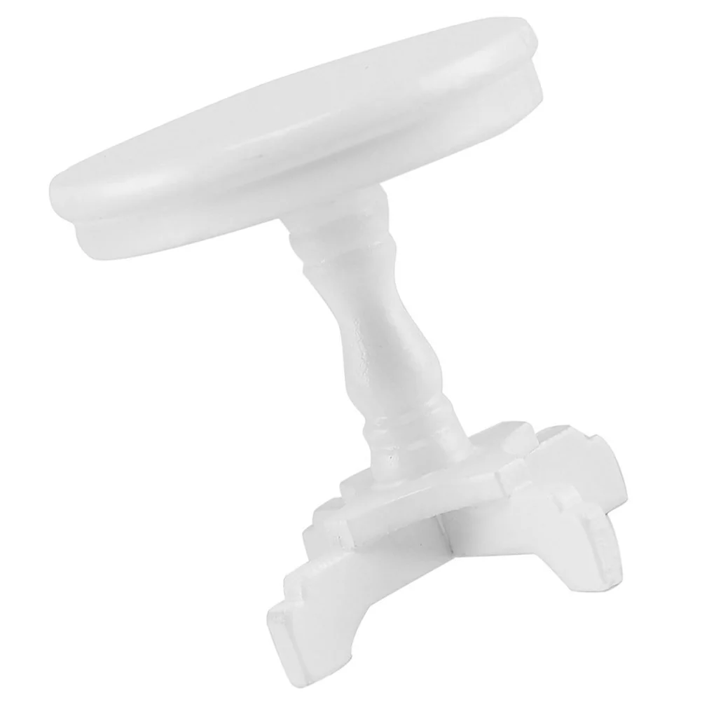 

Маленький круглый мини-стол, микро-модель, декор для гостиной, миниатюрный деревянный дом