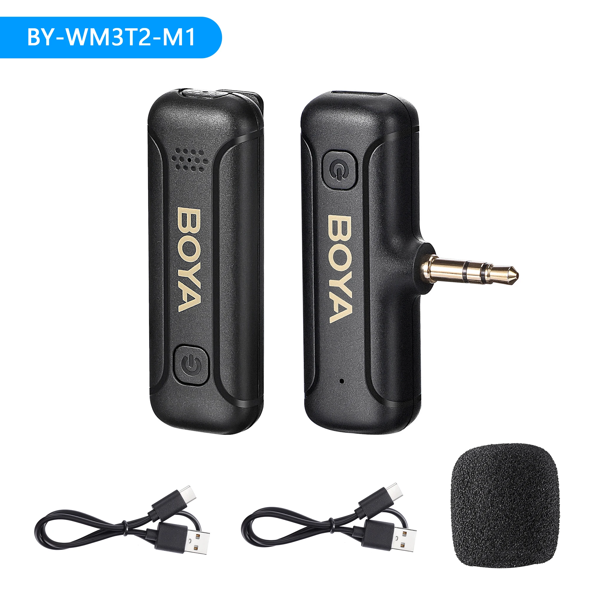 BOYABY-WM3 (ワイアレスマイク) BY-WM3T Series | 2.4GHz Dual-Channel Wireless Microphone | BOYA