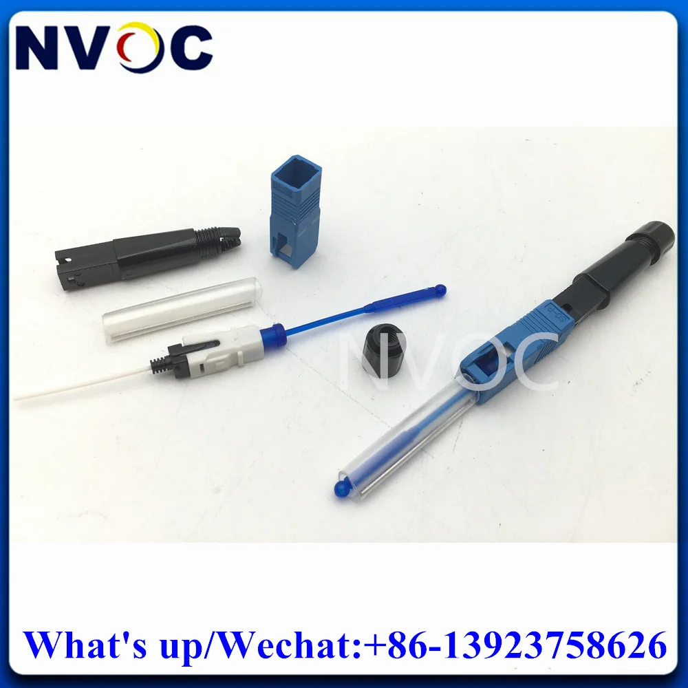 

10Pcs SC/UPC SCAPC Hot Melt Fiber Optic Quick Connector FTTH Fast Fusion Splicer