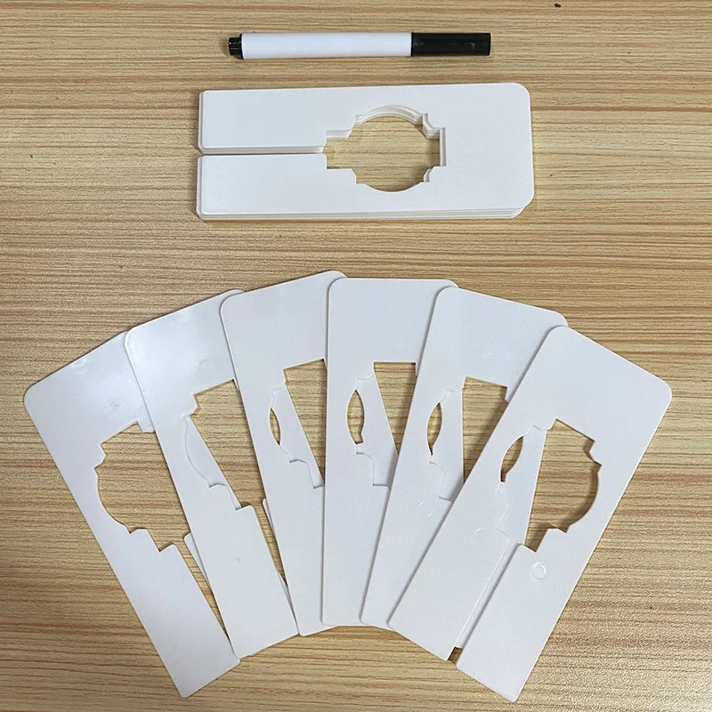 10 Pieces Rectangular Closet Dividers Clothes Organizers Clothing Rack Size Rack Dividers For Home