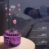 Volcano Aroma Diffuser Ultrasonic Air Humidifier Timer Auto Shut-Off Remote Control Flame Diffusers for Home Bedroom White 3