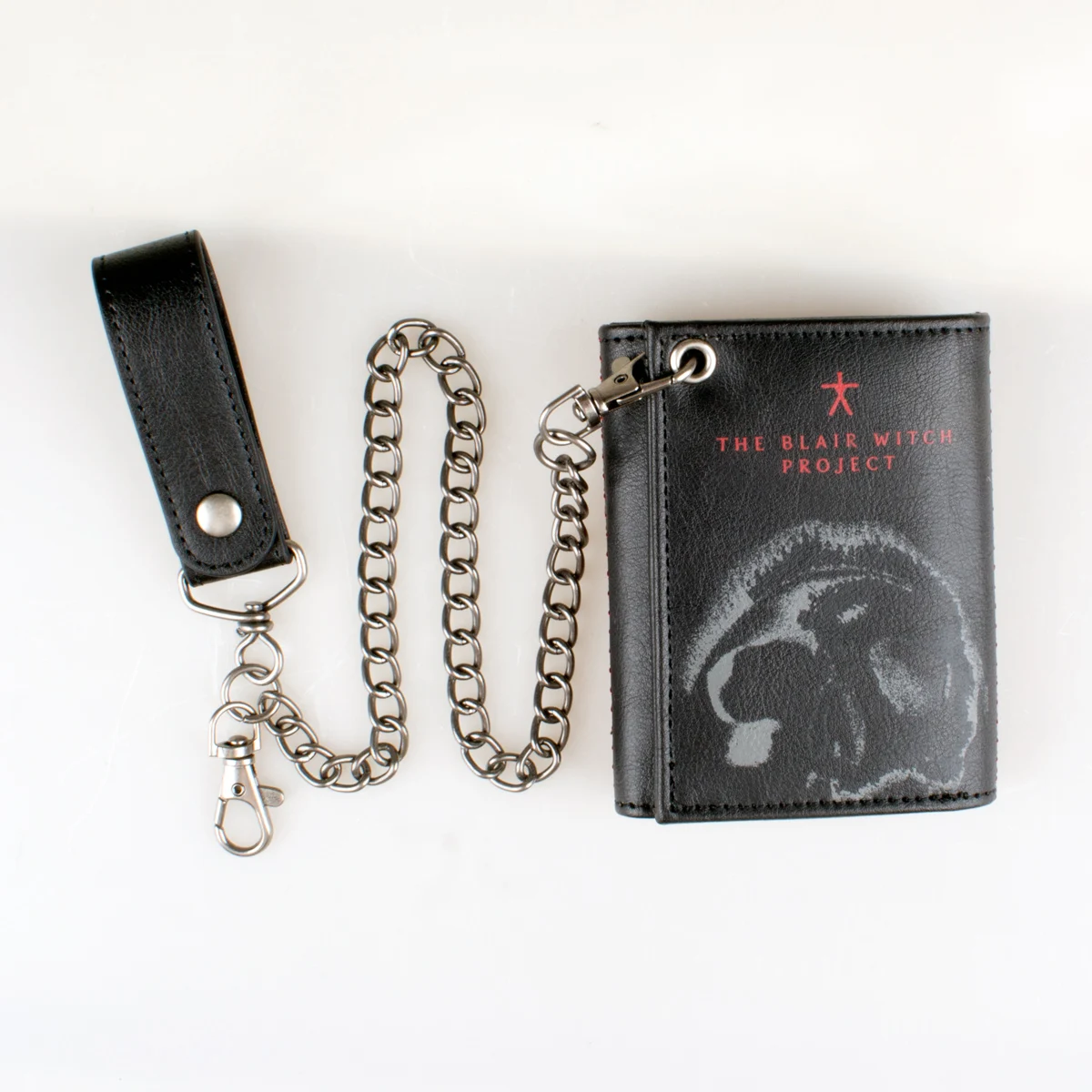 High-Quality Printed Triple-Fold Chain Wallet Fashionable Card Holder with ID Window