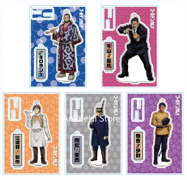 wrestling toys Golden Kamuy Figura Doll Anime Sugimoto Saichi Kochobe Asuko Acrylic Figure Stand Model Cosplay Toy for Gift teenage mutant ninja turtles toys