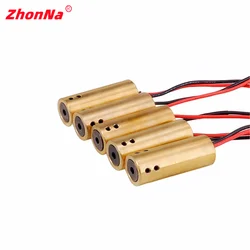650nm30mWLaser Module Red LightSingle Point Optics Application of High Coaxiality Locator Aiming Glass Lens Input Voltage 3-5 V