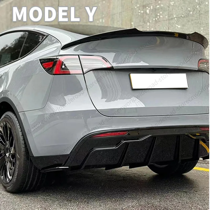 Rear Spoiler Trunk Spoiler Tail Wing For Tesla Model Y 2020 - 2022 (Matte Black