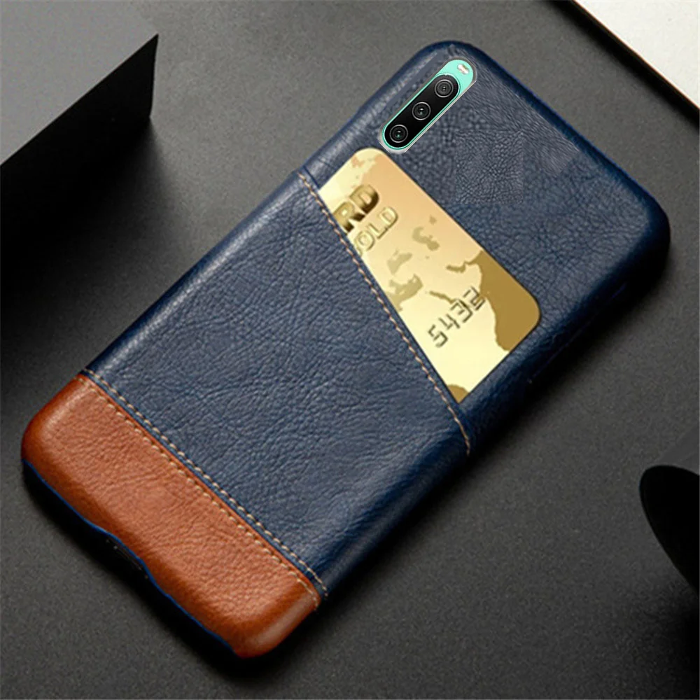 Xperia 10 Iv Per Sony Xperia 10 Iv Case Xperia 10 10I 10Ii 10Iii 10Iv Mixed Splice Pu Leather Card Cover Per Sony Xperia 10 Iv