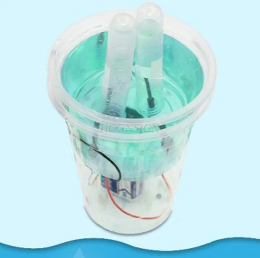 1set DIY student physics and chemistry science experiment for making hydrogen oxygen electrolyzed water with small inventions