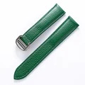 Green silver buckle