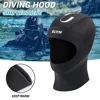 Underwater Fishing Equipment 3MM Neoprene Swimming Caps Kitesurf Windsurf Hats Hunting Snorkeling Scuba Pool Diving Swimming Cap 1