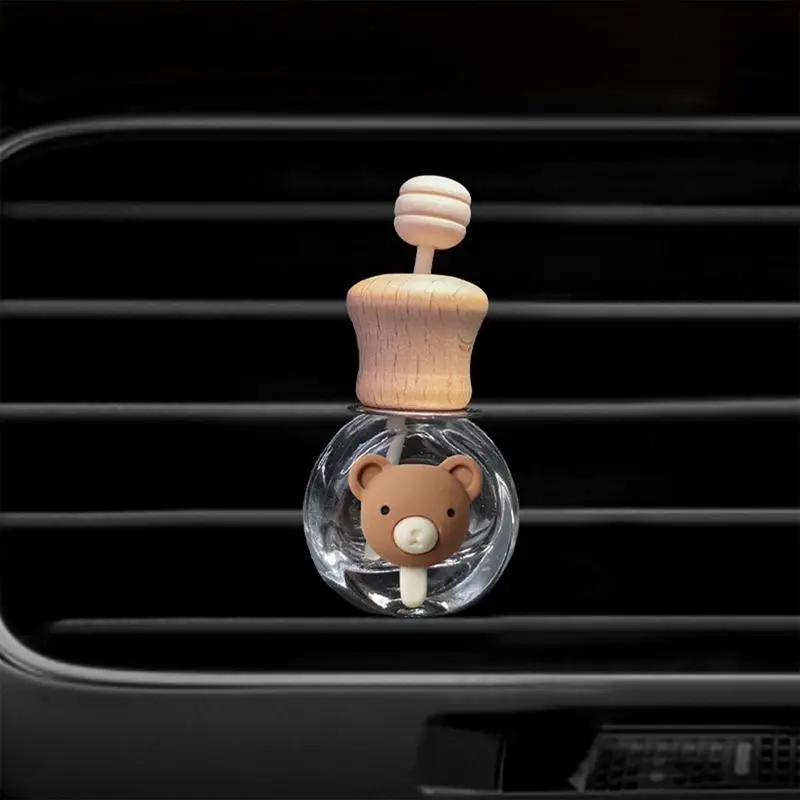 

Car Aromatherapy Bottle Empty Essential Oil Container Bottle For Auto Cute Aromatherapy Fragrance Vial