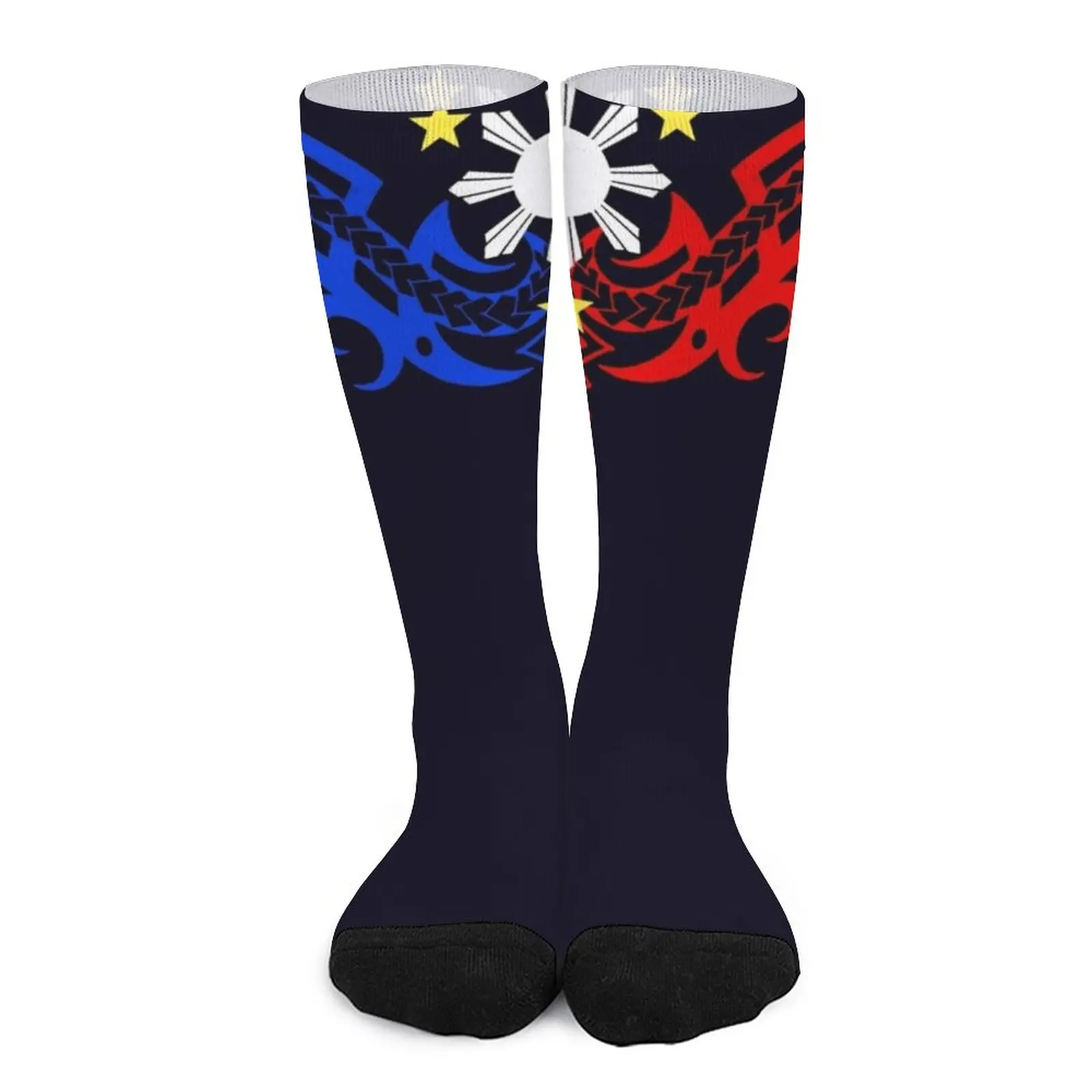 Hand drawn Filipino tribal Socks socks for men funny man socks Women's compression socks