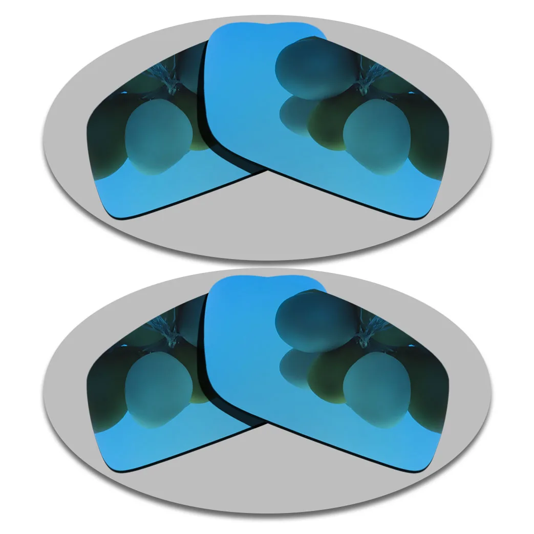 

2 Pairs Sky Blue&Sky Blue Lenses Replacement For-Spy Optic Logan Polarized Sunglasses