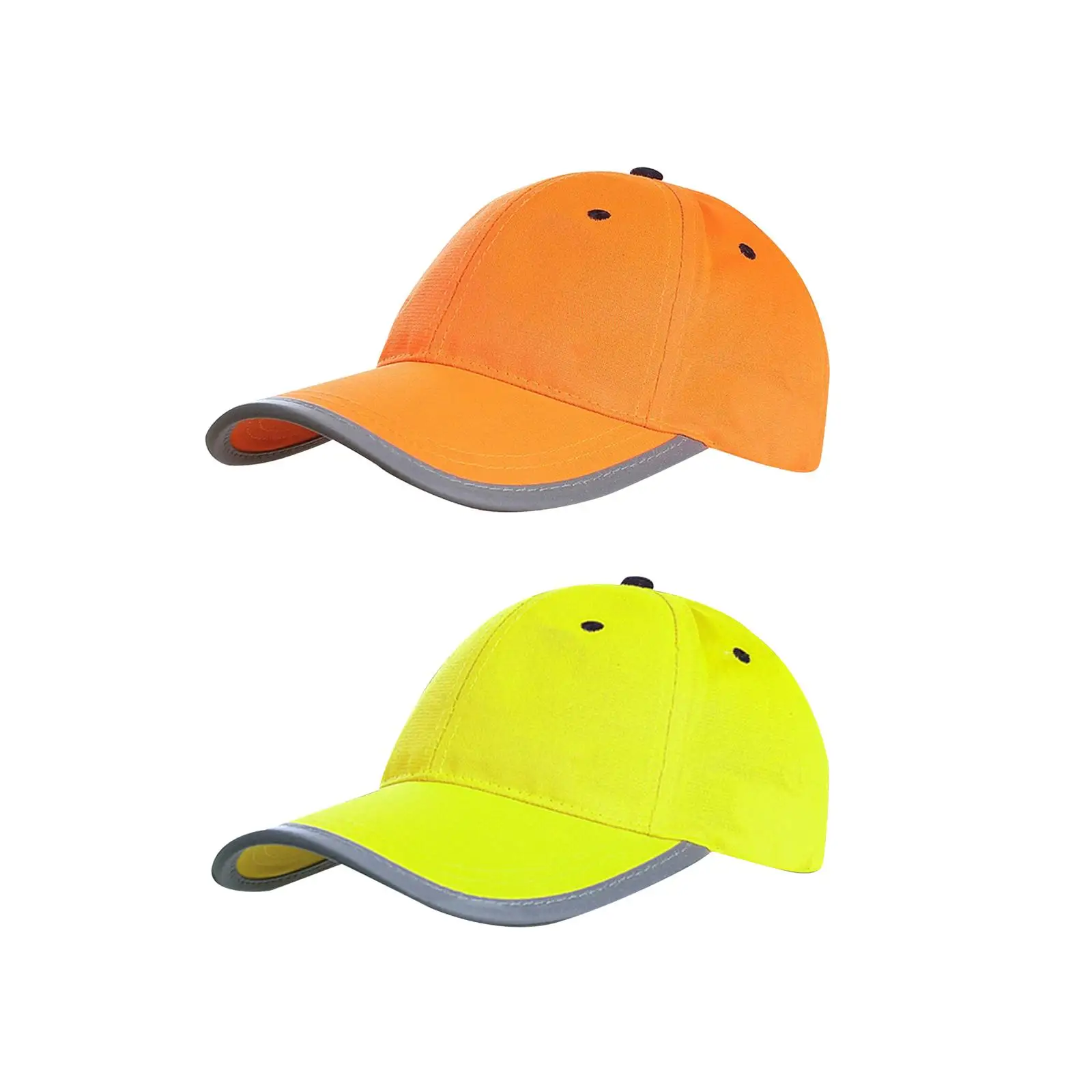 

High Visibility Reflective Baseball Cap, Bright Neon Color Hat, Casual Halloween Cap, Reflective Running Cap for Women Men