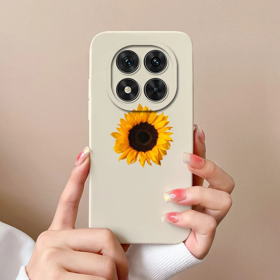 Floral Liquid Silicone Full Protection Phone Case - Elegant and Durable Cover