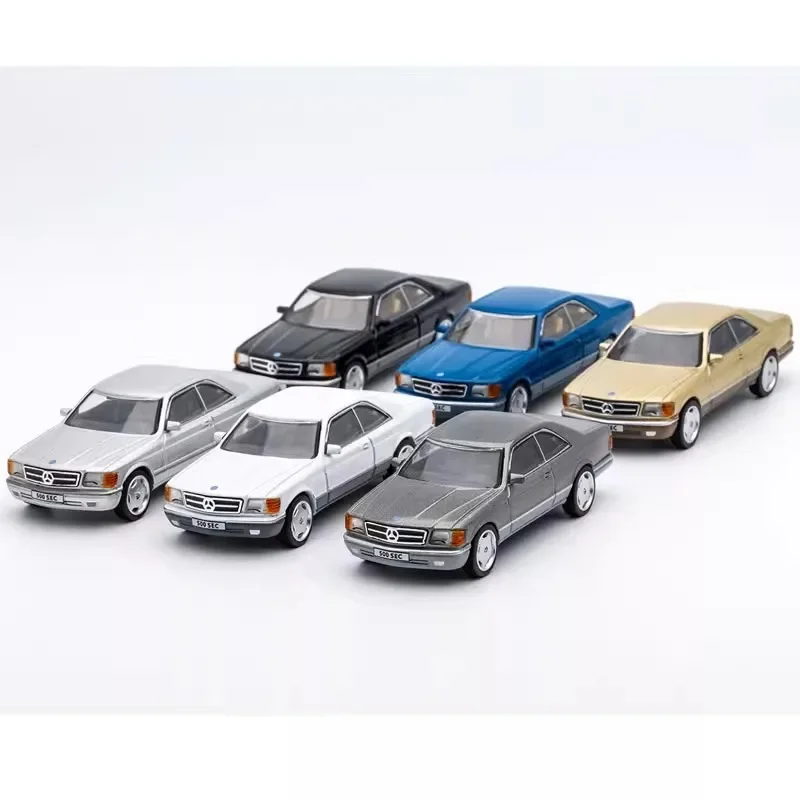 DCT 1/64 Mercedes Benz 500SEC Car Alloy Toys Motor Vehicle Diecast Metal Model Kids Xmas Gift Toys for Boys 3