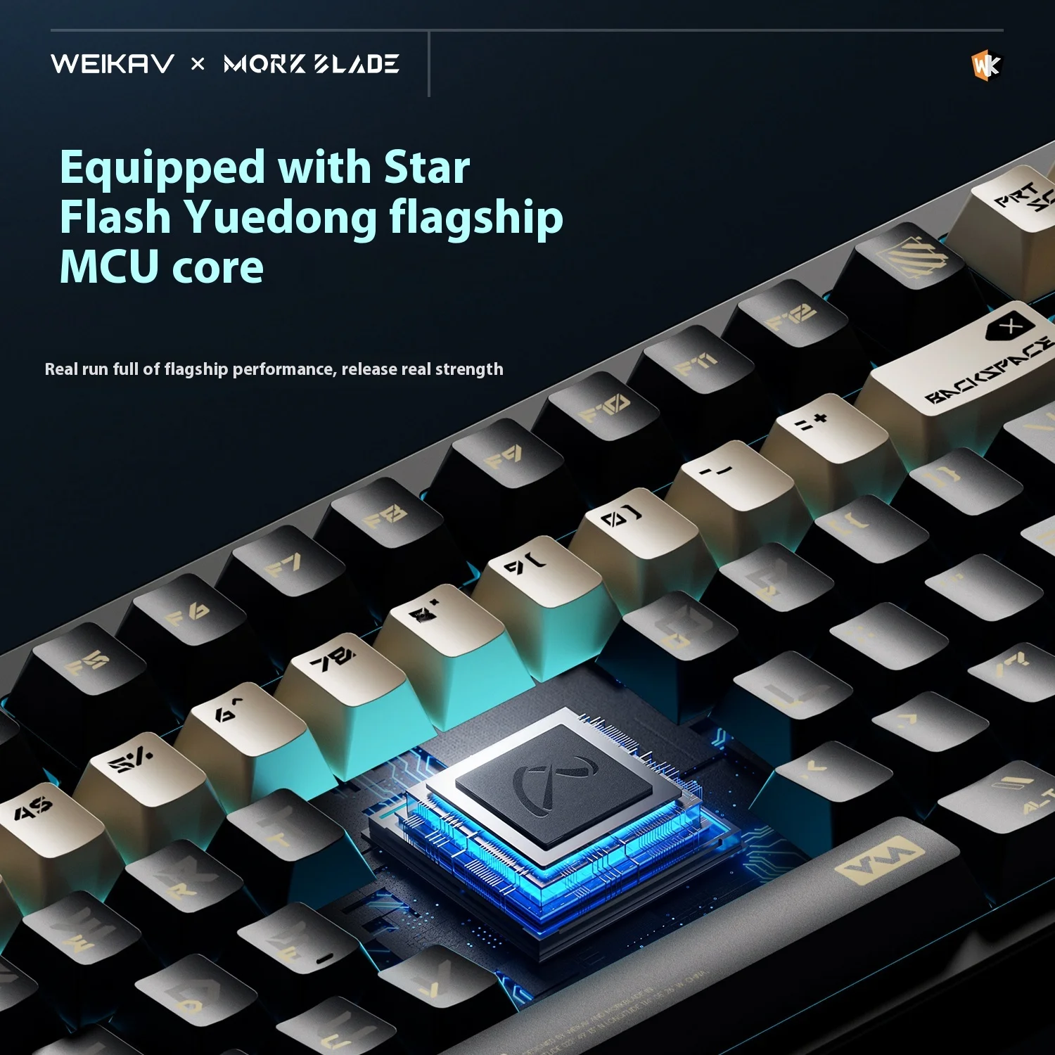Weikav x Morkblade K-One80 フルカスタム WEIKAV X MORKBLADE K-One80 Gaming Keyboard Magnetic Switch