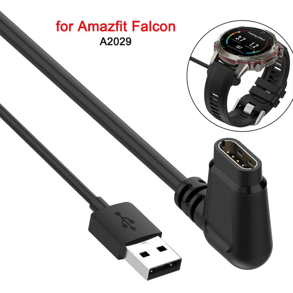 Cavo caricabatterie dati per Amazf Falcon A2029 Cavo di ricarica USB Accessori di ricambio per smartwatch  44