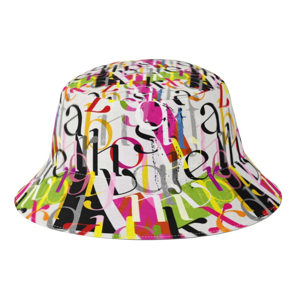 Farfetch Mädchen Accessoires Mützen Hüte & Caps Hüte Graffiti-print bucket hat 