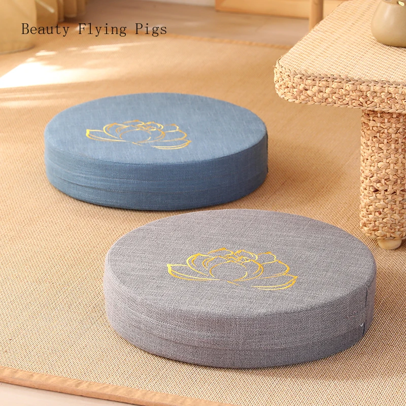 40X6CM Yoga Meditate PEP Hard Texture Meditation Cushion Backrest Pillow Japanese Tatami Mat Removable and Washable inflatable yoga cushion