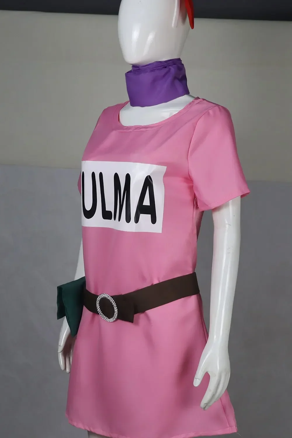 Dragon Ball Z: Bulma | Pink Dress Cosplay Costume 18 Dragon Ball Z Bulma Pink Dress Cosplay Costume