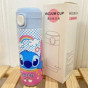 Disney Stitch borraccia sportiva con cannuccia Anime bottiglie d'acqua  portatili Fitness Bike Cup Summer Outdoor Cold Water Jug 400ML - AliExpress