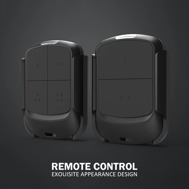Telecomando per cancello multifrequenza 280-868 MHz per cancello Trasmettitore portatile 433 MHz con clip per visiera parasole per auto - immagine 2