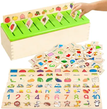 Wooden Montessori Sorting Toy 1