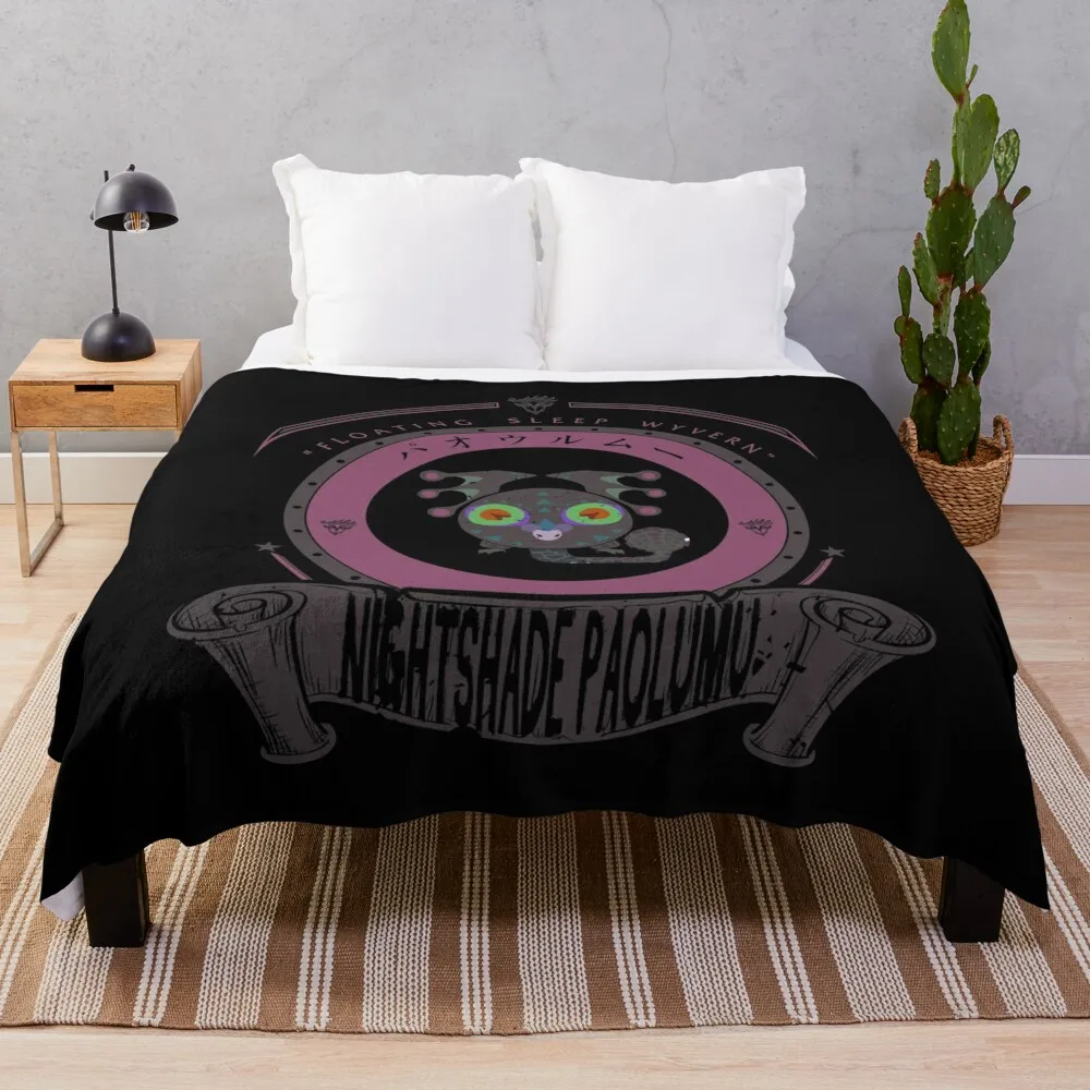 

NIGHTSHADE PAOLUMU - LIMITED EDITION Throw Blanket fluffy blanket Fluffy Soft Blankets